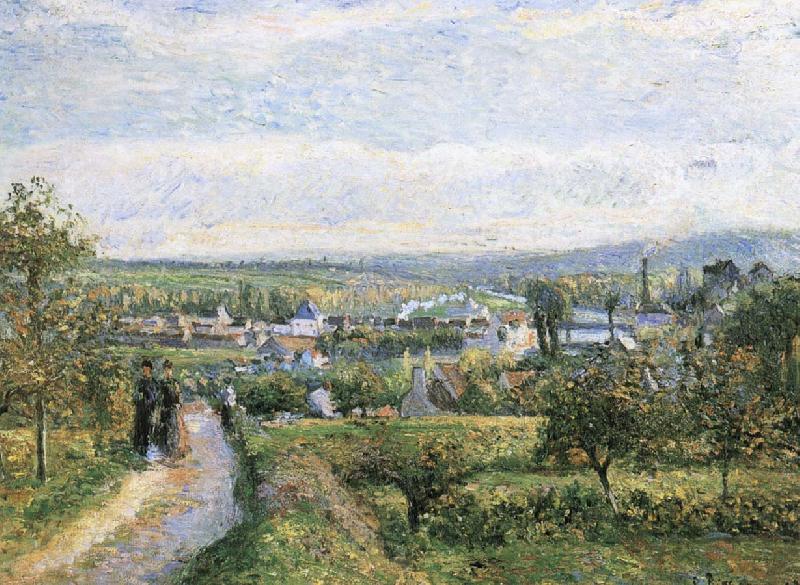 Camille Pissarro Pang plans scenery Schwarz